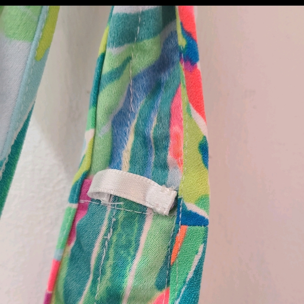 Lilly Pulitzer Stella Sleeveless Shift Dress in Serene Multi Paradise Bound Sz 6 - Picture 9 of 14